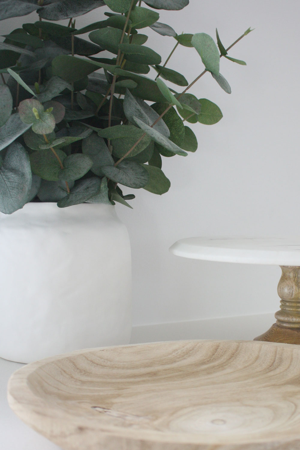 Flax White Pot