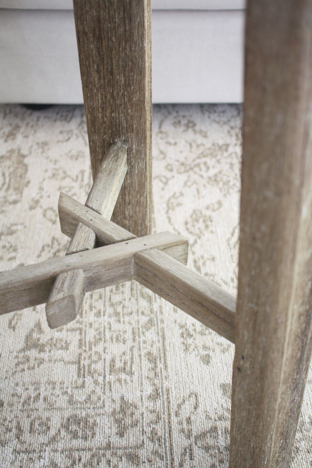 Rustic Round Wood Stool