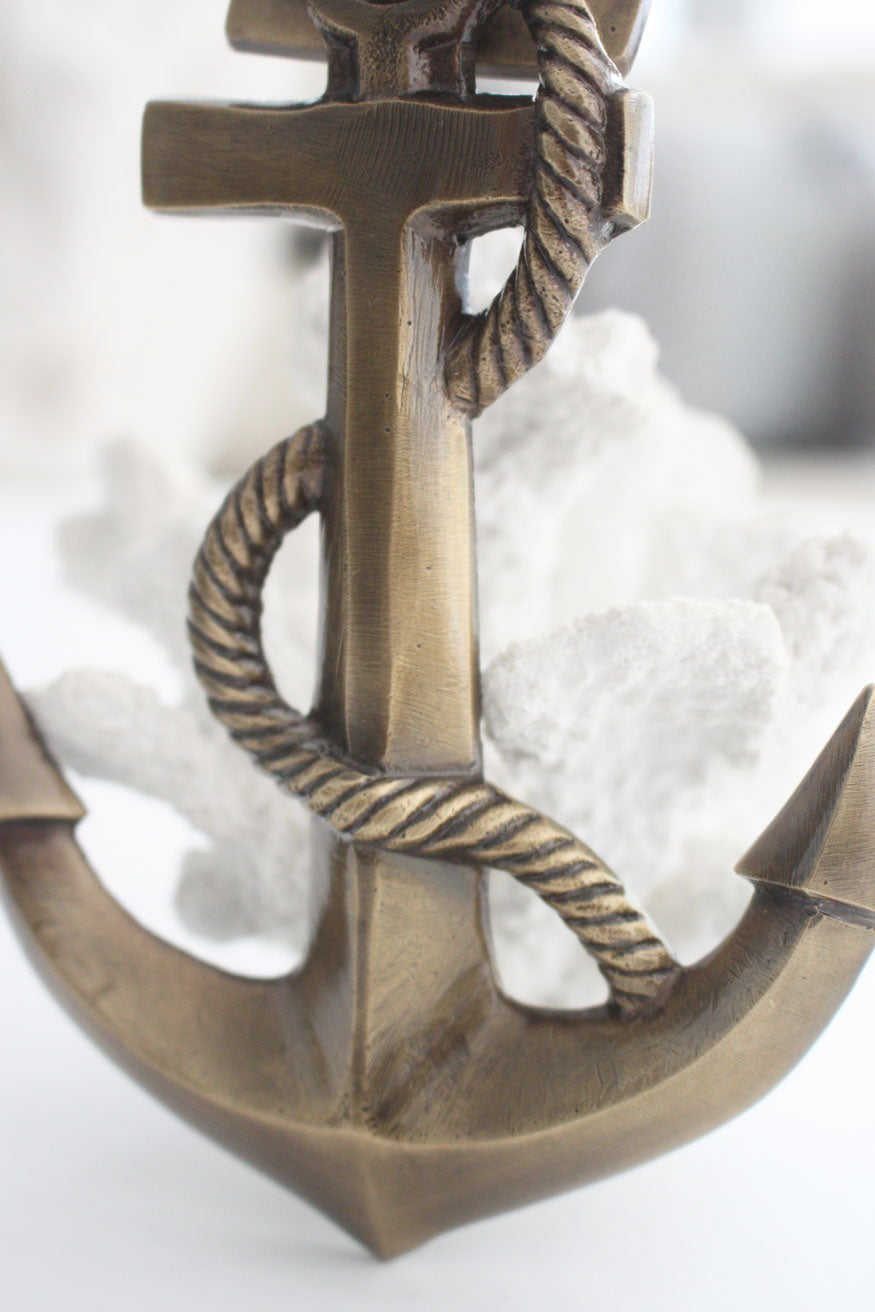 Brass Anchor Door Knocker