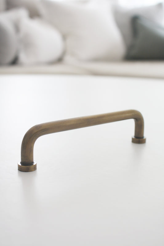 Brass Hemingway Cabinet Handle 14cm