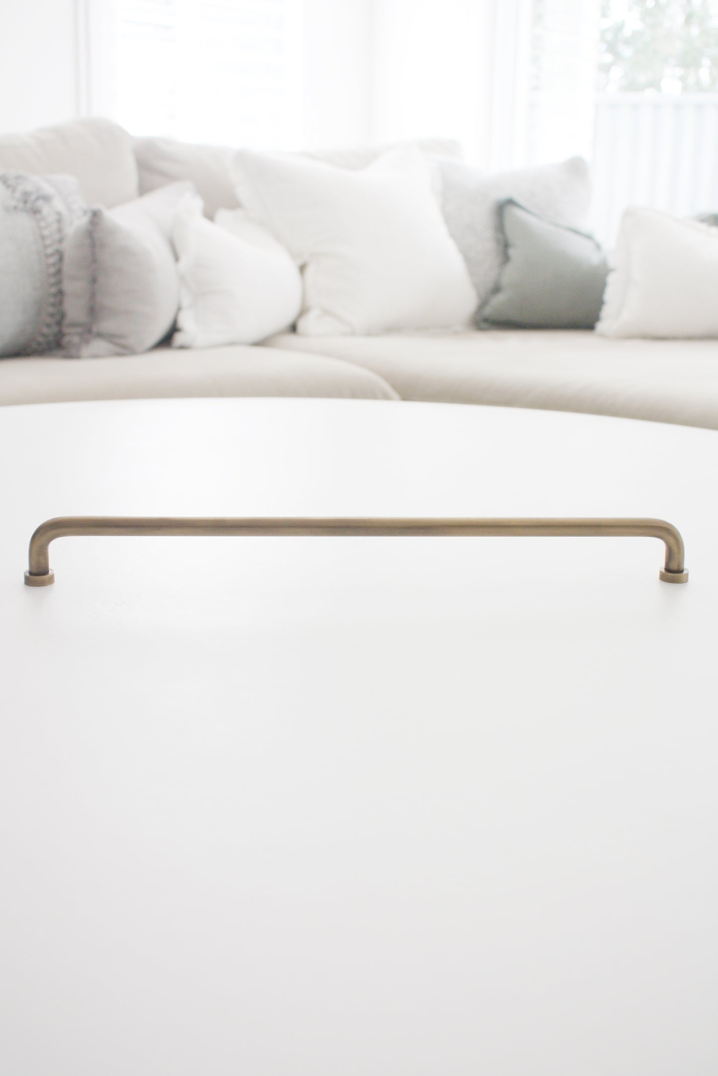 Brass Hemingway Cabinet Handle 33cm