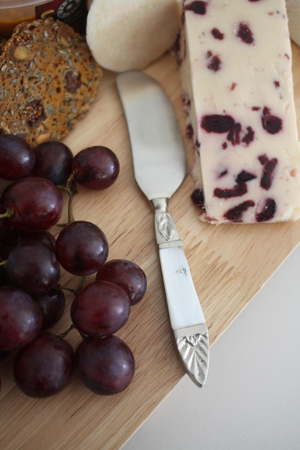 Pate Knife / Spreader with Mother of Pearl Inlay