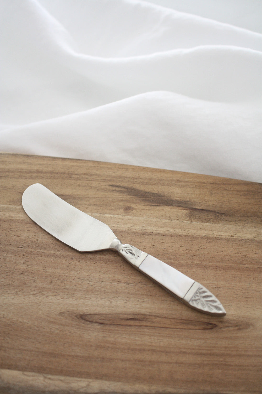 Pate Knife / Spreader with Mother of Pearl Inlay