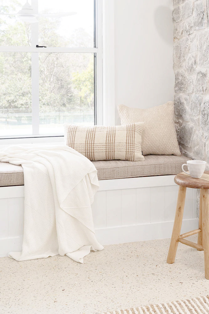 Throw - Freya Cotton - Ivory