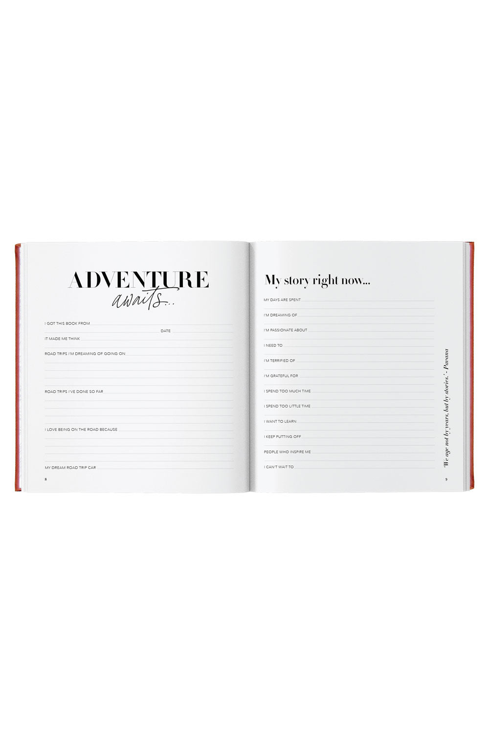 Journal - Life's a Road Trip - Tan