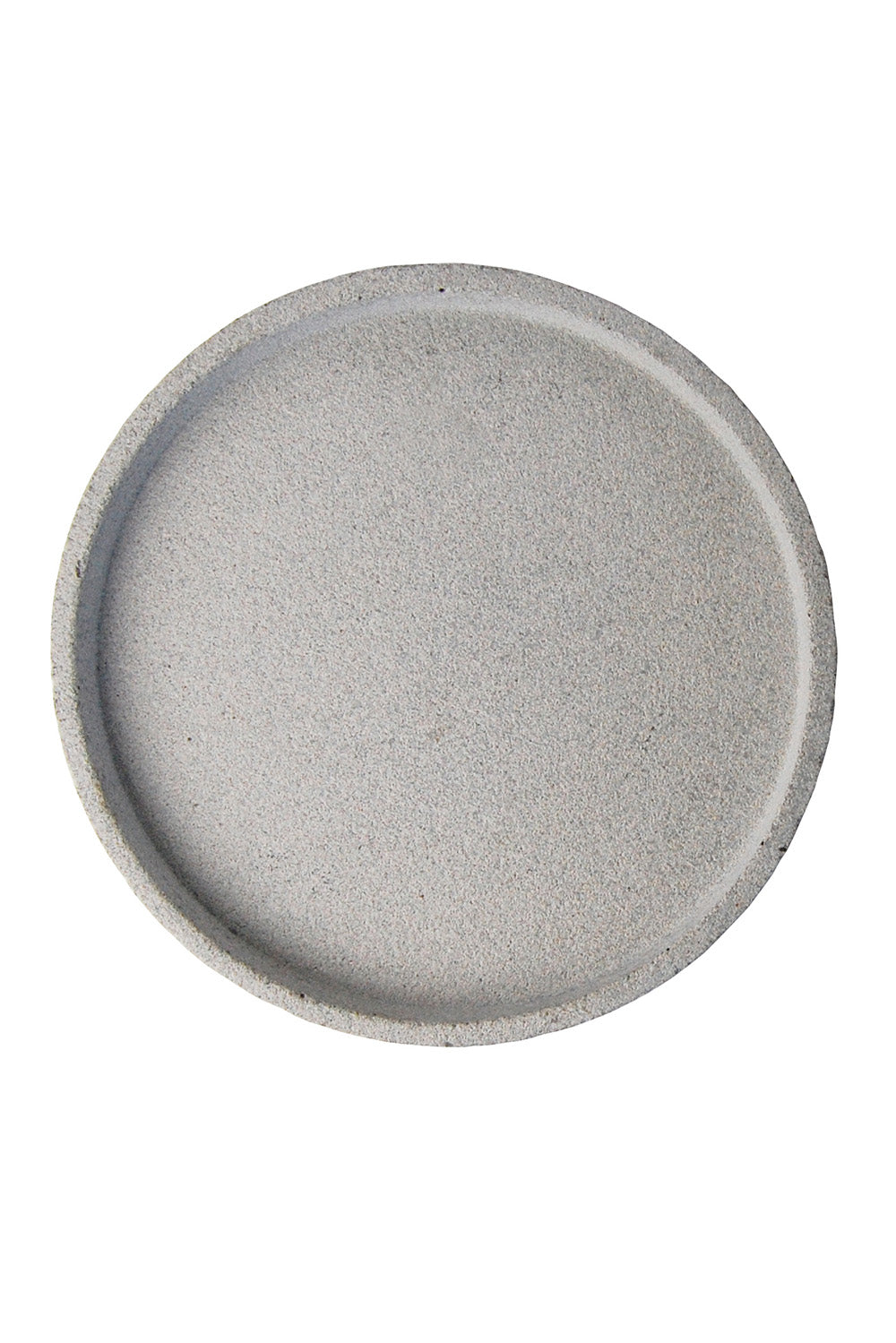 Concrete Round Tray 45cm - Natural Grey