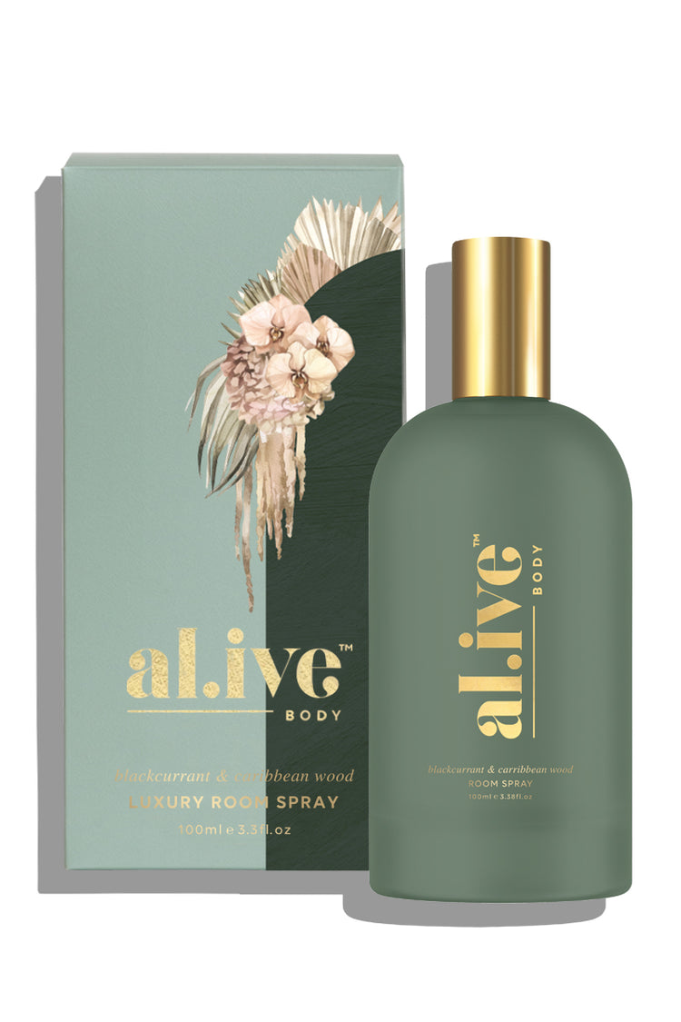 al.ive - Blackcurrant and Caribbean Wood Room Spray