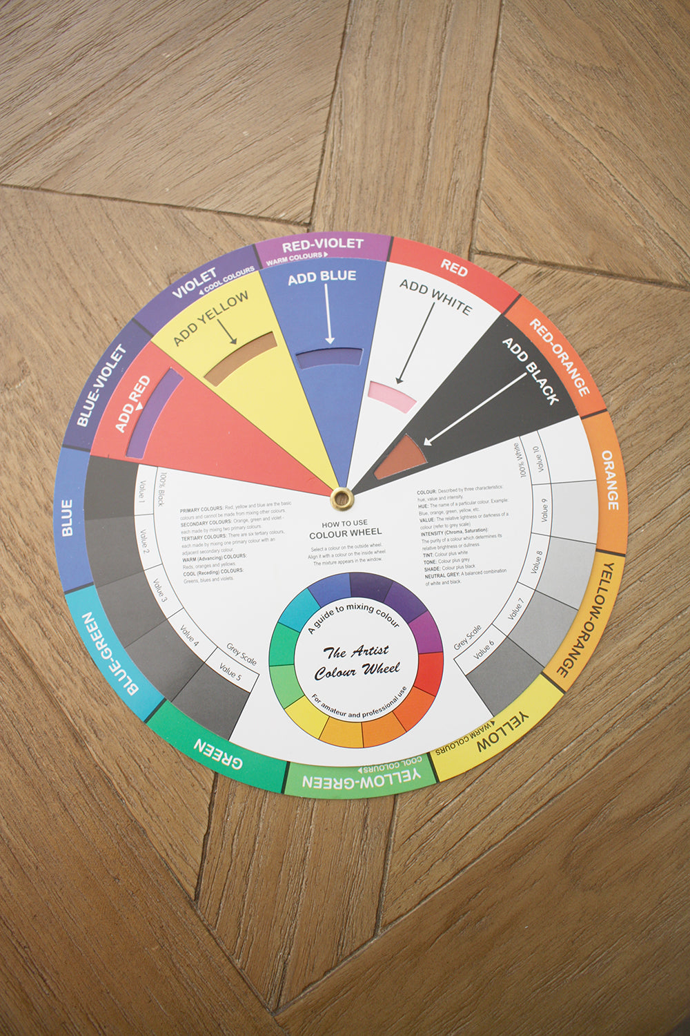 Artist's Colour Wheel 23cm Diameter