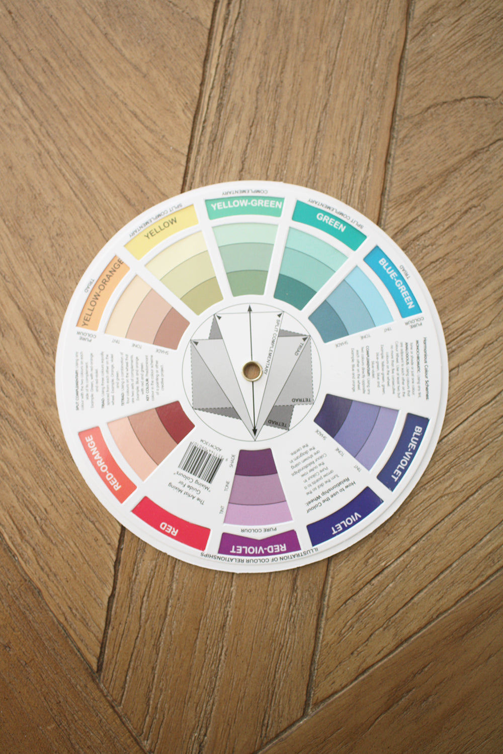 Artist's Colour Wheel 13cm Diameter