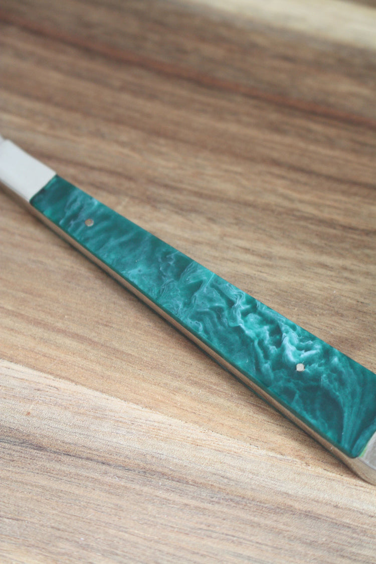 Pate Knife / Spreader Emerald Set of 3