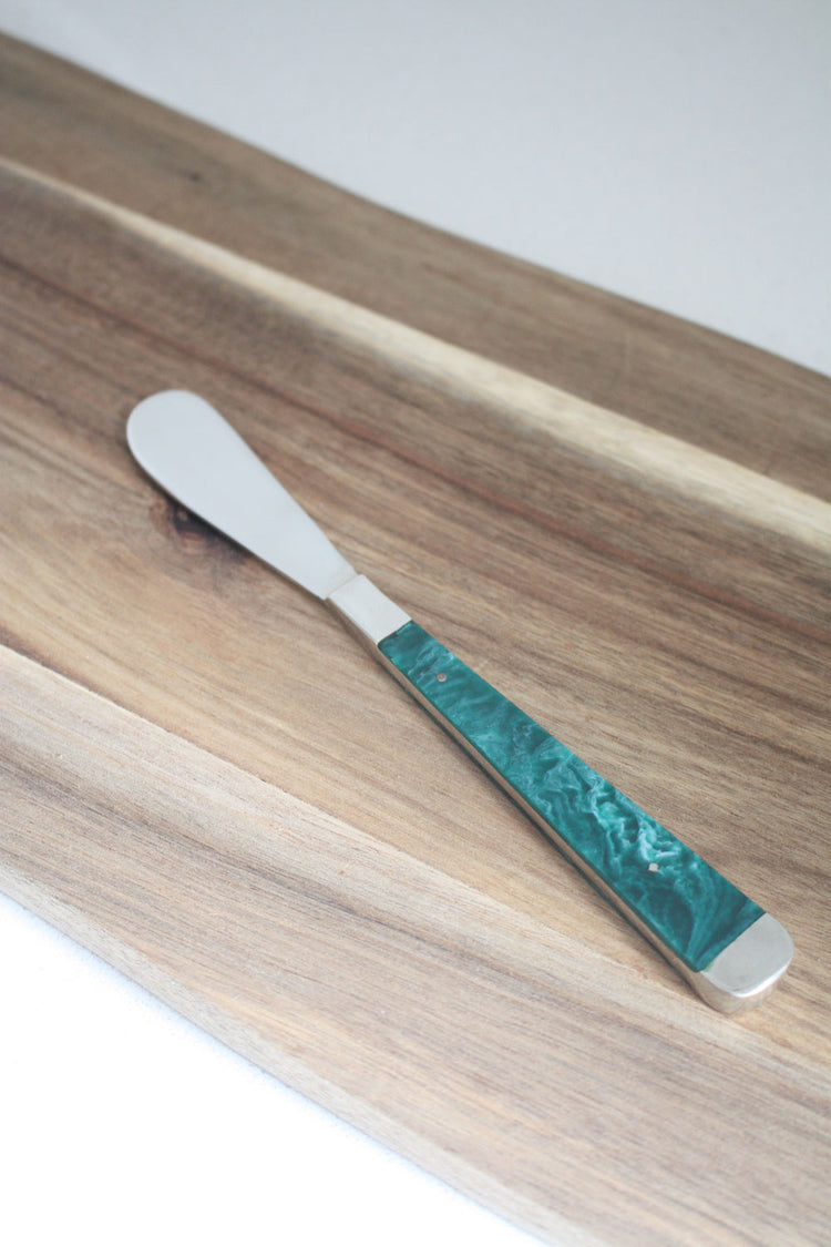 Pate Knife / Spreader Emerald Set of 3