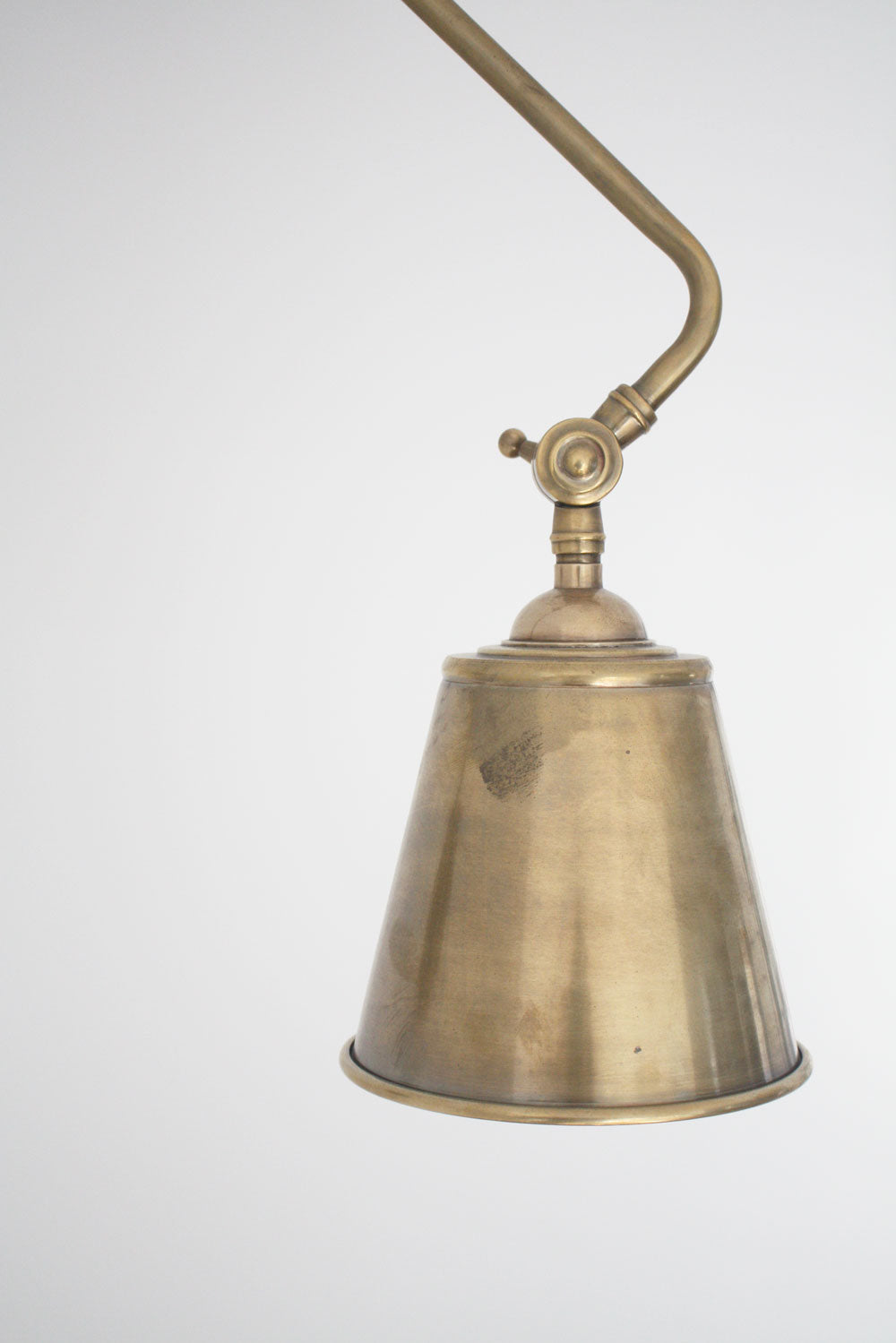 Cromwell Brass Adjustable Wall Light - Emac & Lawton