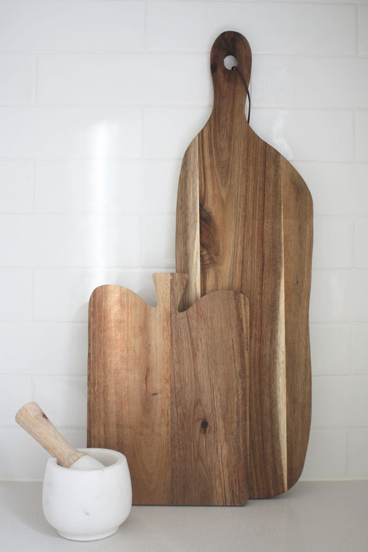 Acacia Wood Organic Shape Serving Board