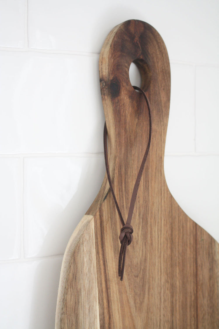 Acacia Wood Organic Shape Serving Board