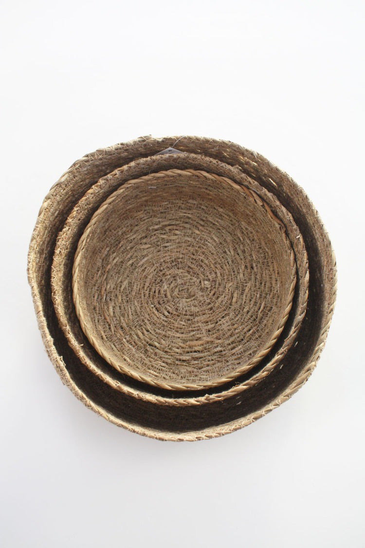 Set of 3 Seagrass Baskets