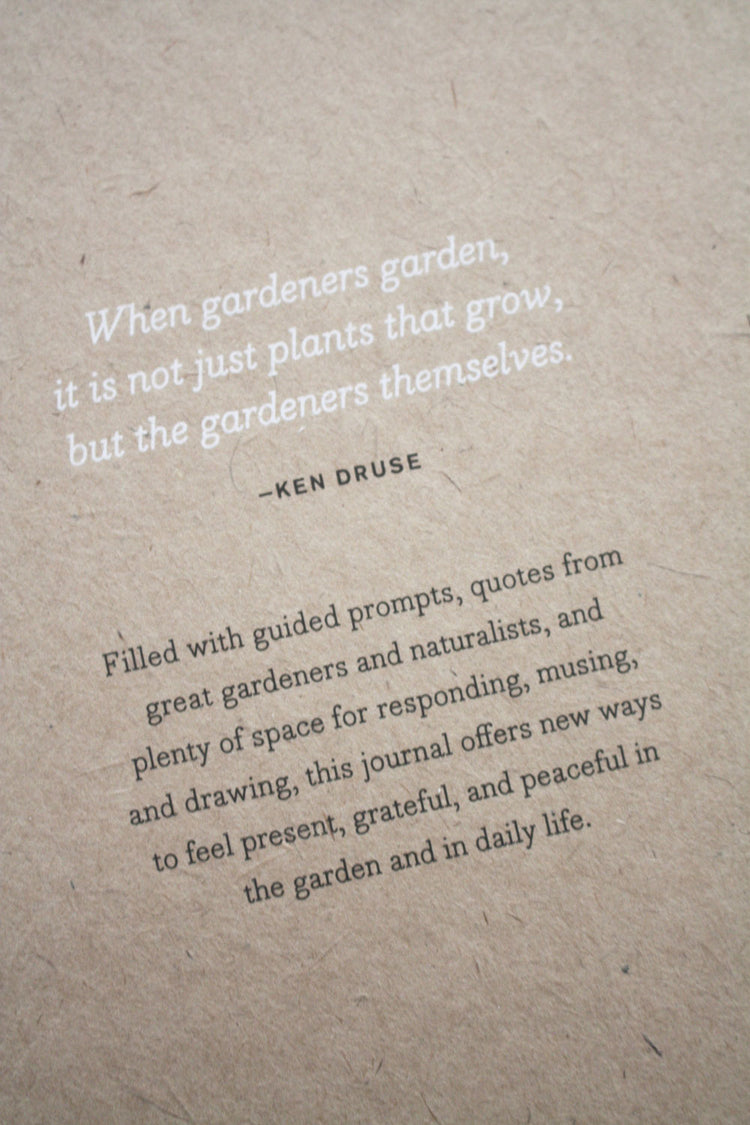 Journal - The Mindful Gardener