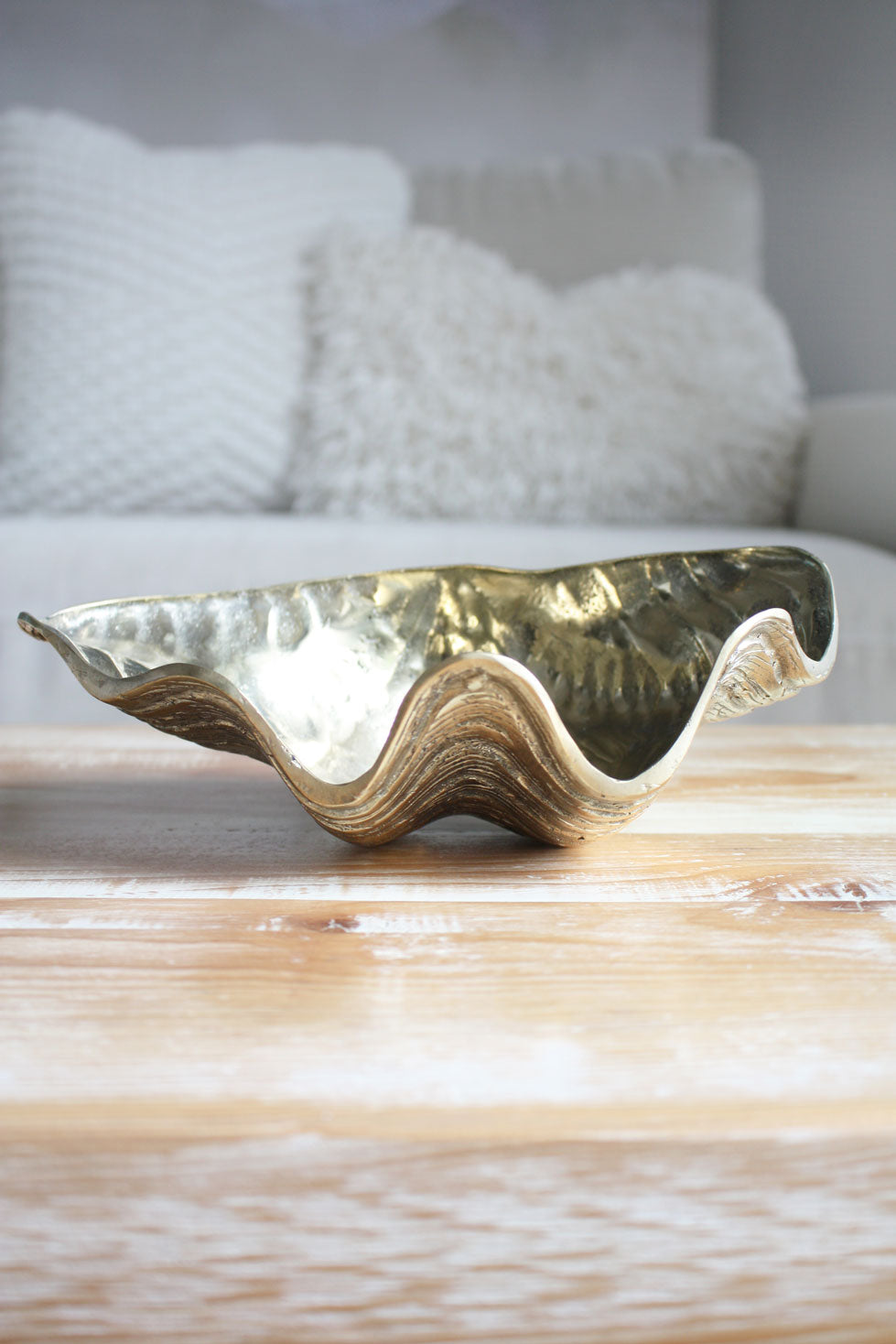 Brass Clam Shell 23cm