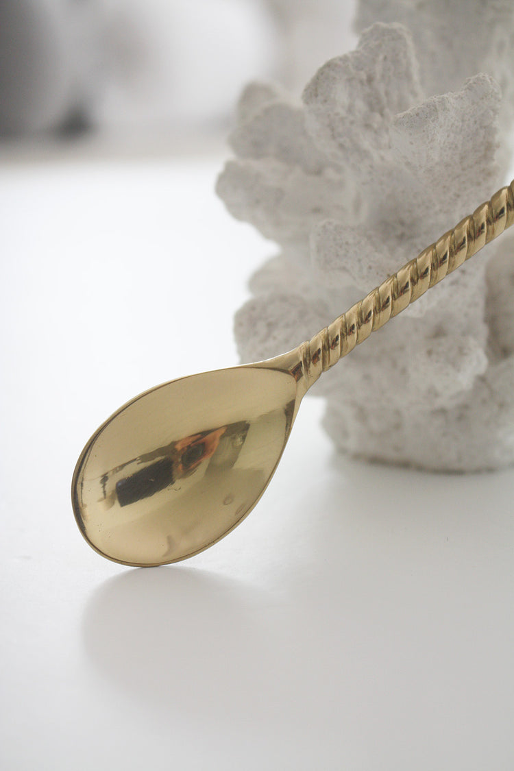 Brass Teaspoon - Shell