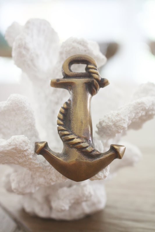 Brass Anchor Handle/Drawer Knob