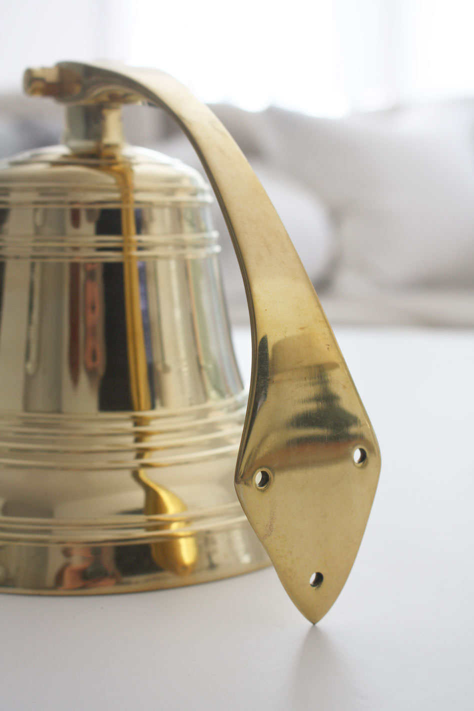 Brass Wall Bell 16cm