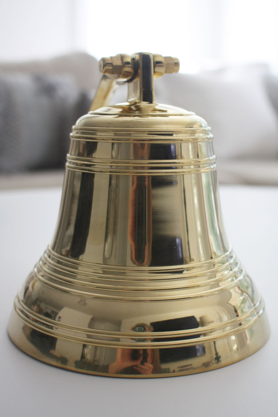 Brass Wall Bell 16cm