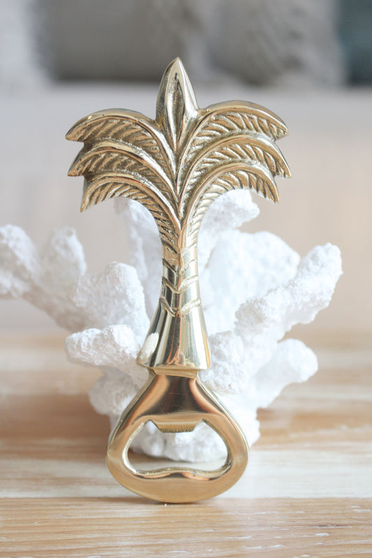 Brass Royal Palm Bottle opener - Polished