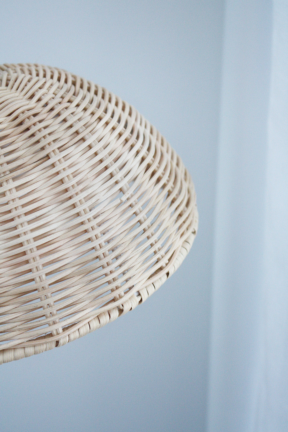 Camden Metal + Rattan Lamp