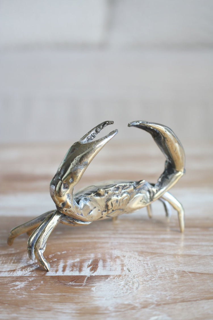 Brass Crab - Small