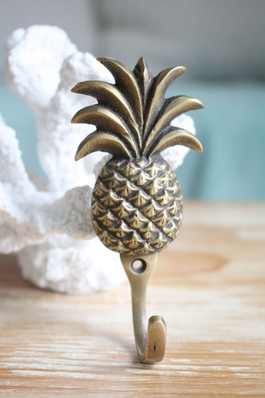 Brass Pineapple Hook - Small
