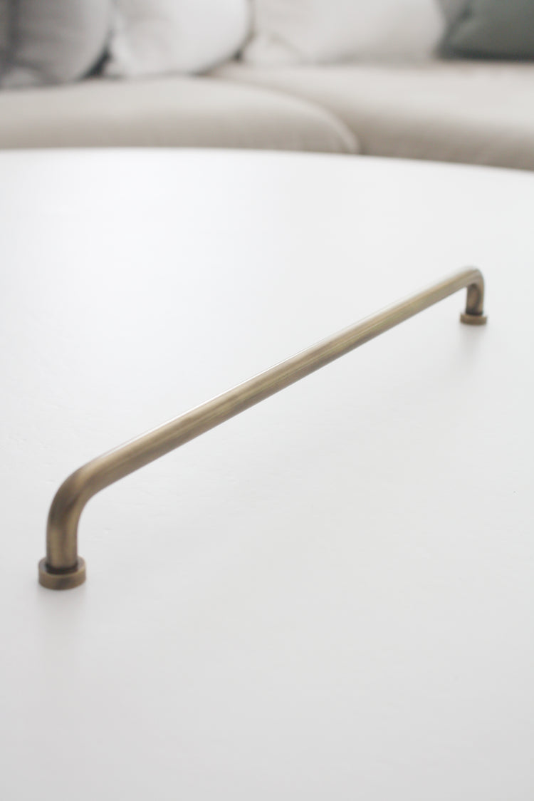 Brass Hemingway Cabinet Handle 33cm