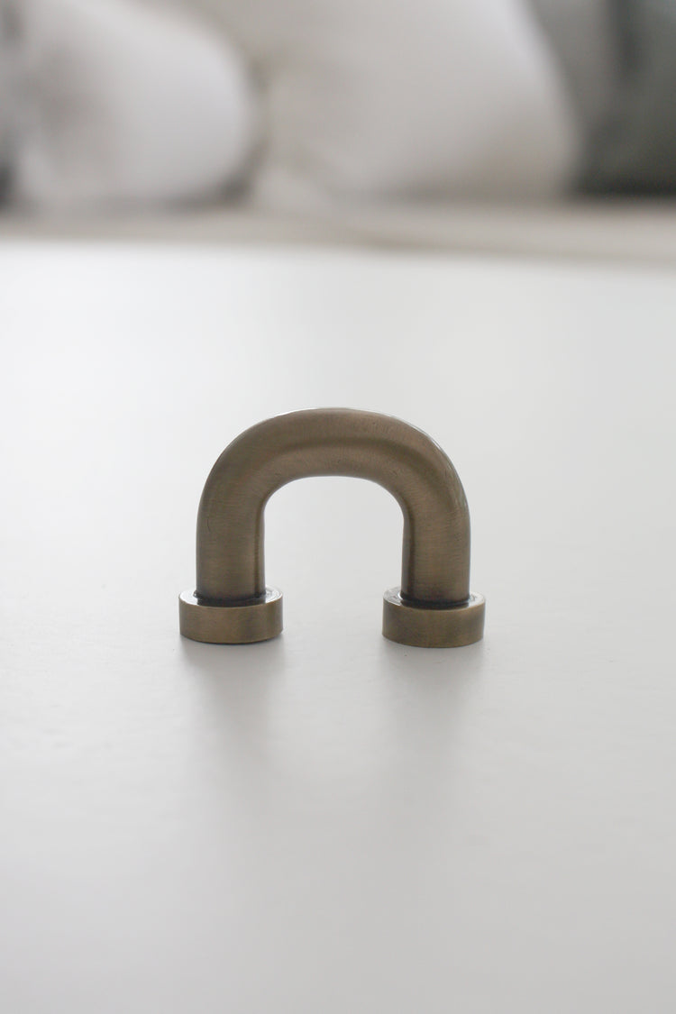 Brass Hemingway Cabinet Handle 4cm