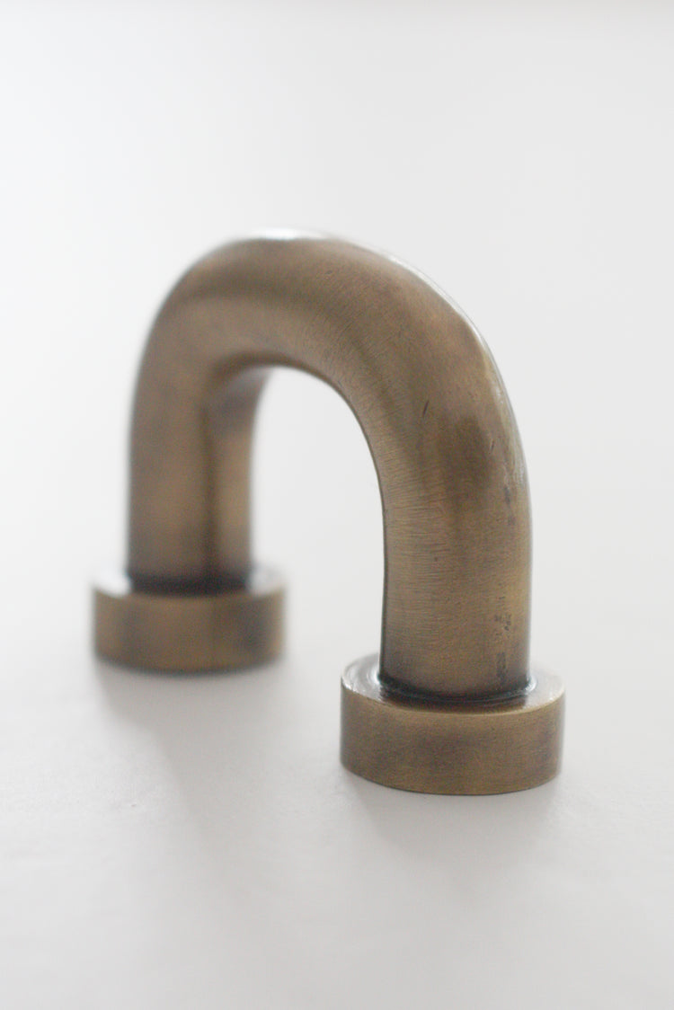 Brass Hemingway Cabinet Handle 4cm