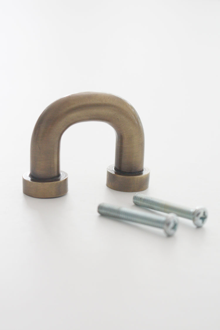 Brass Hemingway Cabinet Handle 4cm