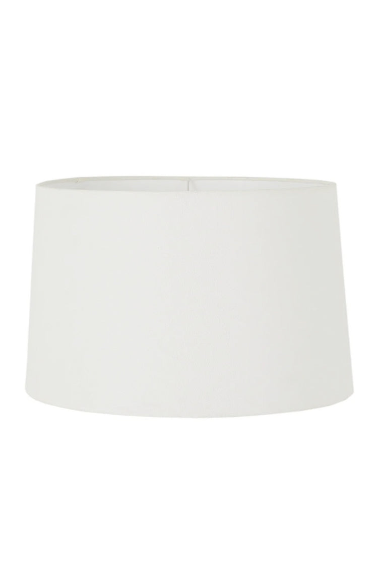 Linen Drum Lamp Shade XL Textured Ivovy
