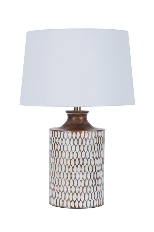 Linen Drum Lamp Shade XL Textured Ivovy