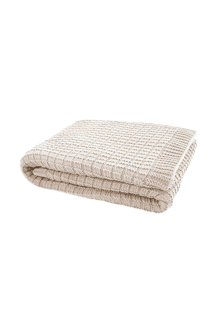 Throw - Tanami Cotton - Stone