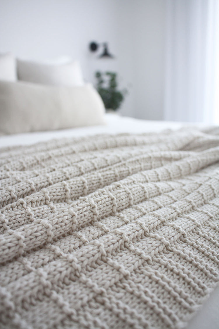 Throw - Tanami Cotton - Stone