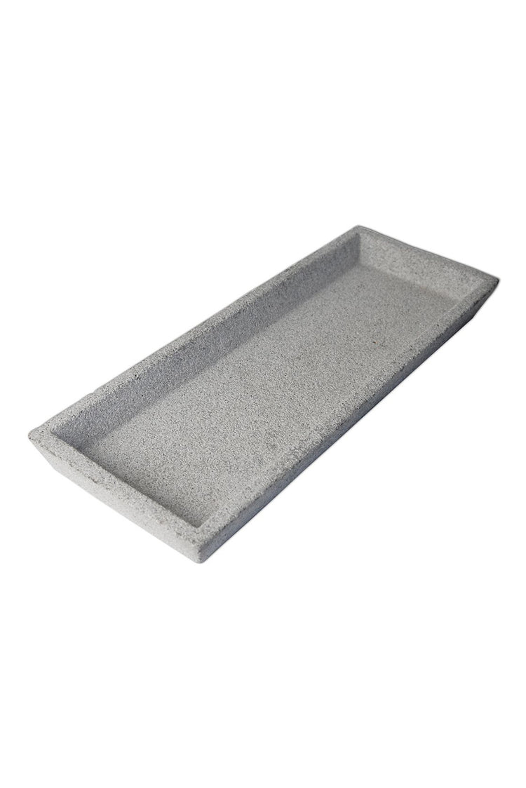 Concrete Rectangle Tray - Natural Grey