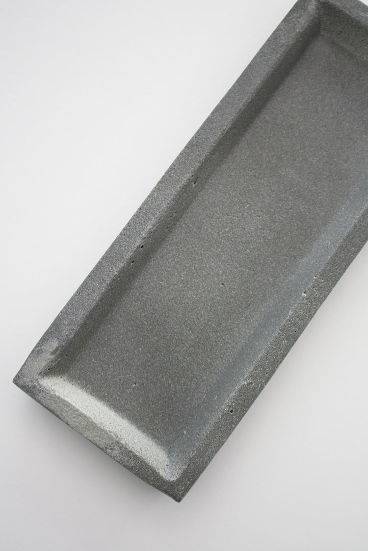 Concrete Rectangle Tray - Natural Grey